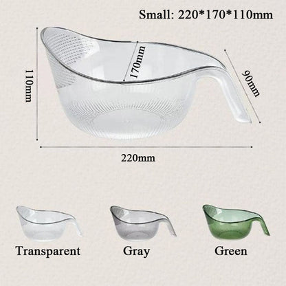 One Bowl, Many Jobs! Multi-Purpose Washer for Rice, Berries & Veggies.