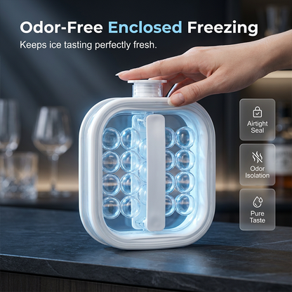 Portable Silicone Ice Ball Maker Bottle Freeze, Store & Release Perfect Ice Balls with EaseBUY 2 GET 5% OFF