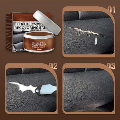 Leather Repair Paste – Fills scratches & scuffs, restores texture.