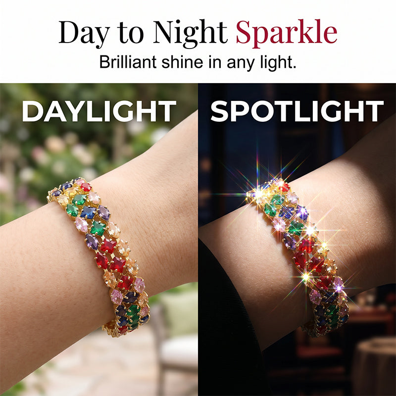 48% OFF NOW! Women's Elegant Multicolor Tennis Bracelet