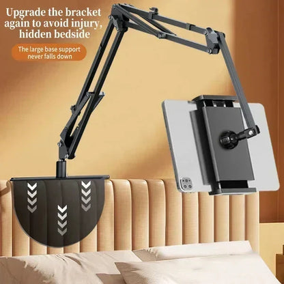 40% OFF !! Hidden tablet stand – fits gaps, 4 joints, 360° rotation, hands-free!