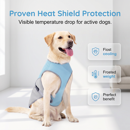 Dog Cooling Vest Harness For Summer – perfect for walks, beach or travel