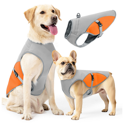 Dog Cooling Vest Harness For Summer – perfect for walks, beach or travel