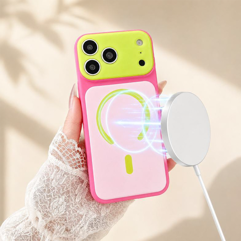 SUMMER HOT SALE50K+ SOLD!Trendy iPhone Case Hot Sale | Dopamine Color Block Phone Case – Ultra-Slim Matte Hard PC Cover