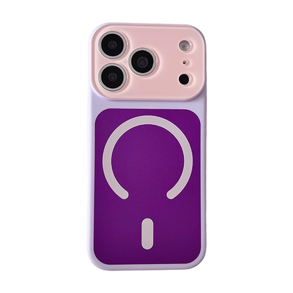 SUMMER HOT SALE50K+ SOLD!Trendy iPhone Case Hot Sale | Dopamine Color Block Phone Case – Ultra-Slim Matte Hard PC Cover