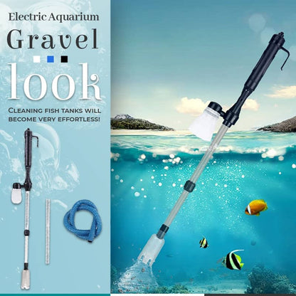 Electric Aquarium Gravel Cleaner – Battery-Powered Fish Tank Vacuum For Easier Cleaning