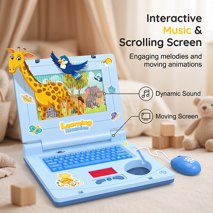 Educational toys to boost kids' thinking skills！Interactive Simulation Toy Laptop