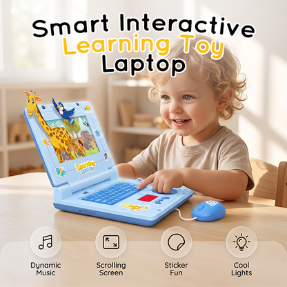 Educational toys to boost kids' thinking skills！Interactive Simulation Toy Laptop