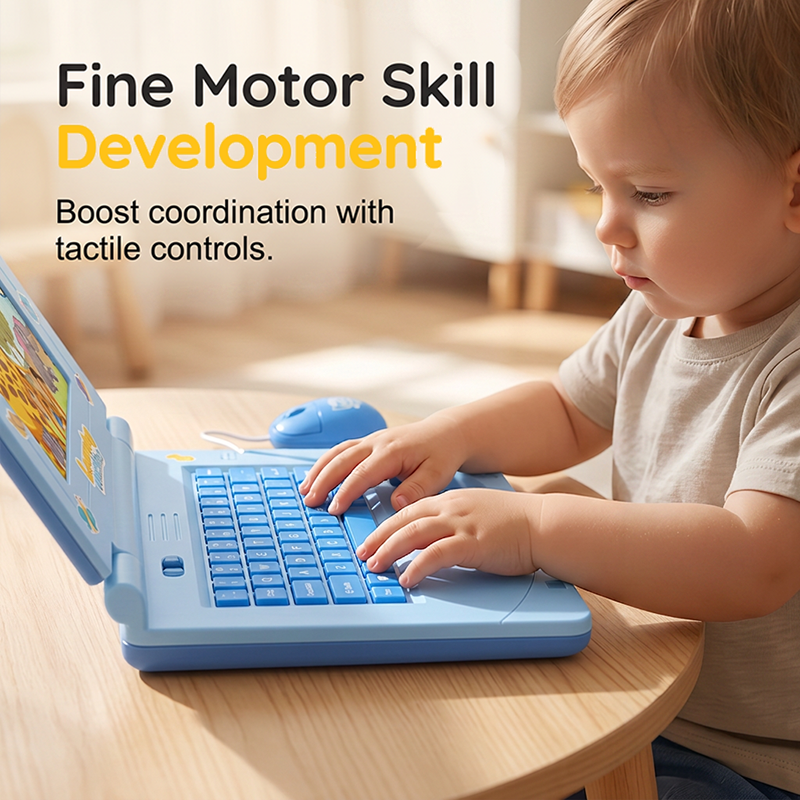 Educational toys to boost kids' thinking skills！Interactive Simulation Toy Laptop