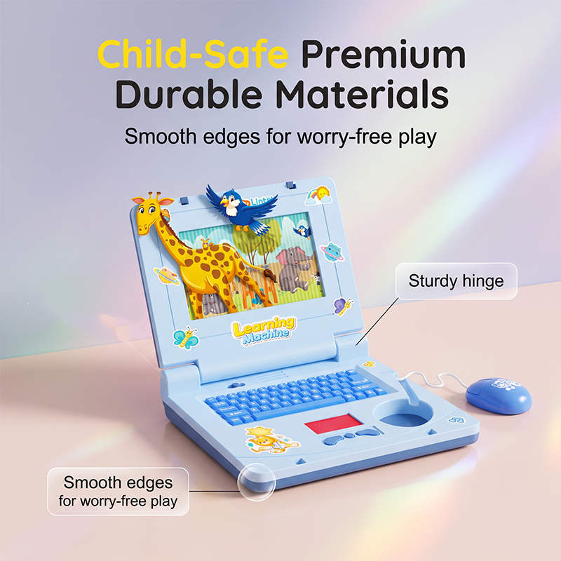 Educational toys to boost kids' thinking skills！Interactive Simulation Toy Laptop
