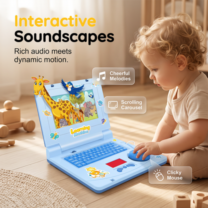 Educational toys to boost kids' thinking skills！Interactive Simulation Toy Laptop