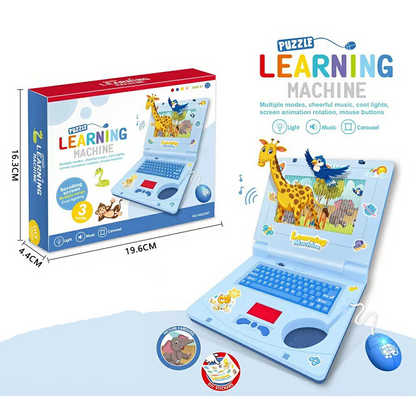 Educational toys to boost kids' thinking skills！Interactive Simulation Toy Laptop
