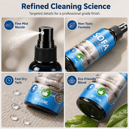 2026 HOT SALE50K+ SOLD! 50% OFF! No‑Rinse Fabric Cleaner Spray – Just spray & wipe – no water, no rinsing. Perfect for sofas, carpets & upholstery – fresh in minutes!