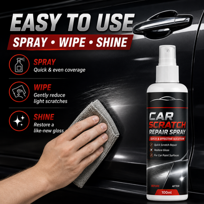 2026 HOT SALE50K+ SOLD! 50% OFF! Universal Car Scratch Repair Spray – Erases light scratches, swirl marks & scuffs fast. No body shop needed – restore your car’s gloss in minutes!