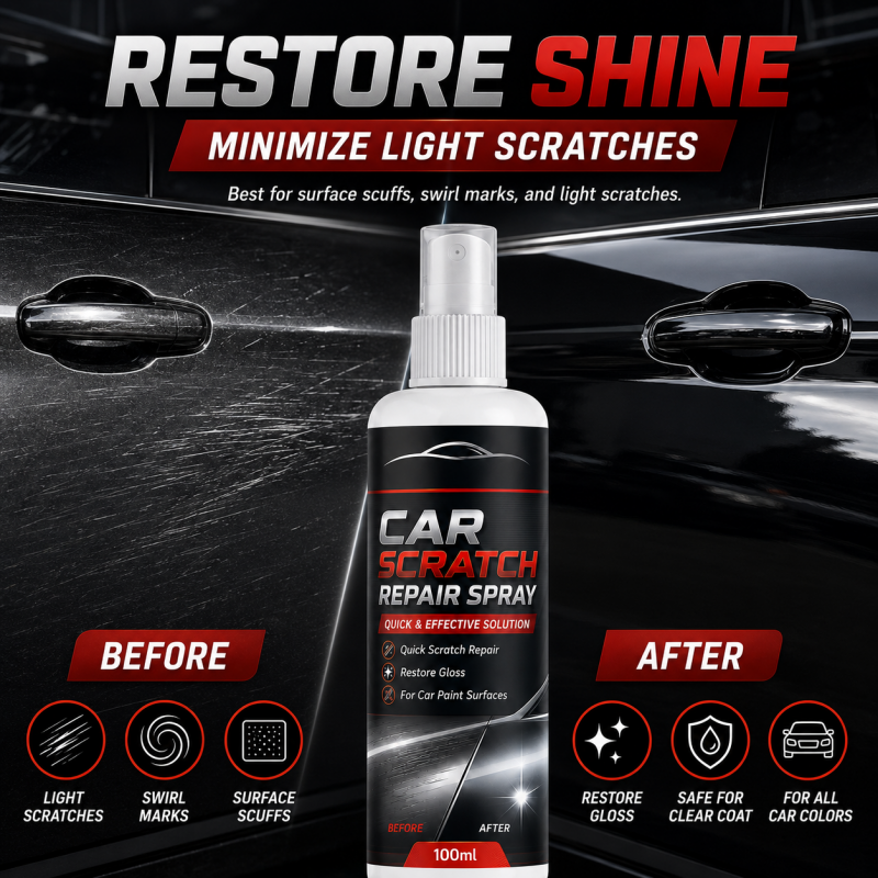 2026 HOT SALE50K+ SOLD! 50% OFF! Universal Car Scratch Repair Spray – Erases light scratches, swirl marks & scuffs fast. No body shop needed – restore your car’s gloss in minutes!