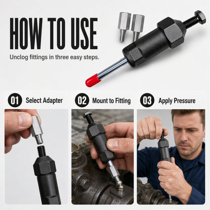 50% OFF !! Heavy Duty Grease Fitting Cleaner Tool