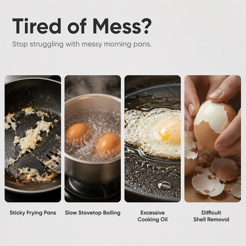 BUY 2 GET 1 FREE! Microwave Egg Poacher – Perfect Eggs in Minutes