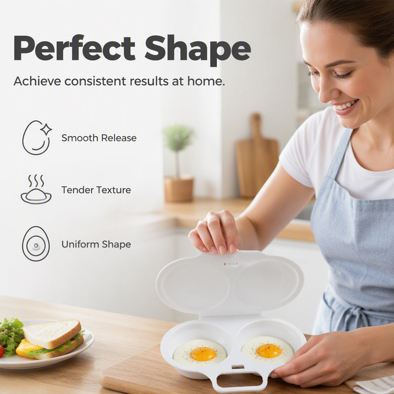 Last Day 49% OFFMicrowave Egg Poacher with Lid & Handle