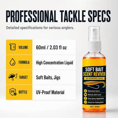 Soft Bait Scent Booster Spray High‑Concentration Fishing Lure Scent Reviver