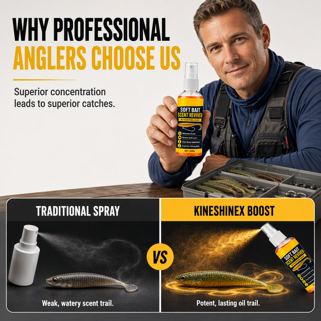 Soft Bait Scent Booster Spray High‑Concentration Fishing Lure Scent Reviver