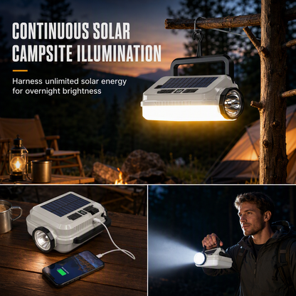 LIMITED‑TIME 49% OFF! Solar Rechargeable LED Camping Lantern – Weatherproof, Portable, Multi‑Use