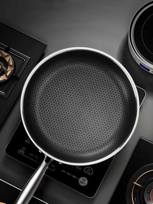 STEELCORE – Stainless Steel Frying Pan for Energy-Saving & Durable Cooking