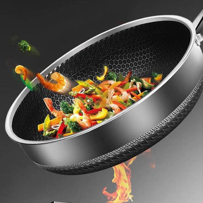 STEELCORE – Stainless Steel Frying Pan for Energy-Saving & Durable Cooking