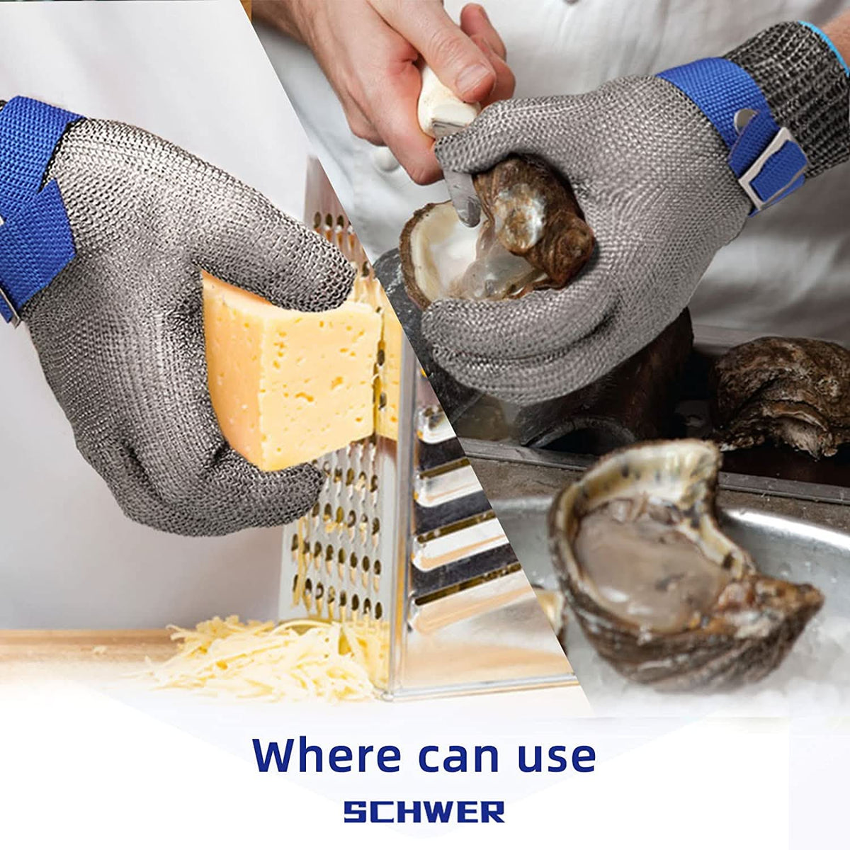 Stainless Steel Cut Resistant Work Gloves
