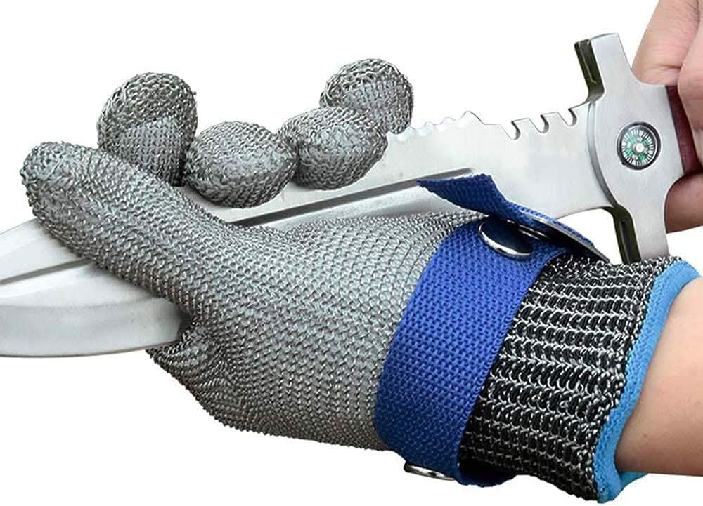 Stainless Steel Cut Resistant Work Gloves