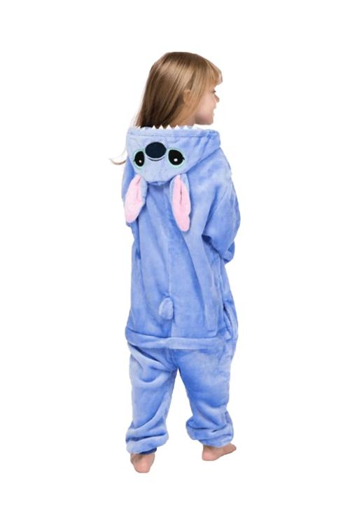 Stitch Blue Pajama Jumpsuit for Girls