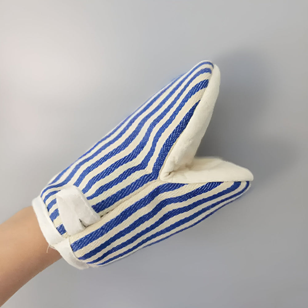 Striped Oven Mitts for Heat Protection