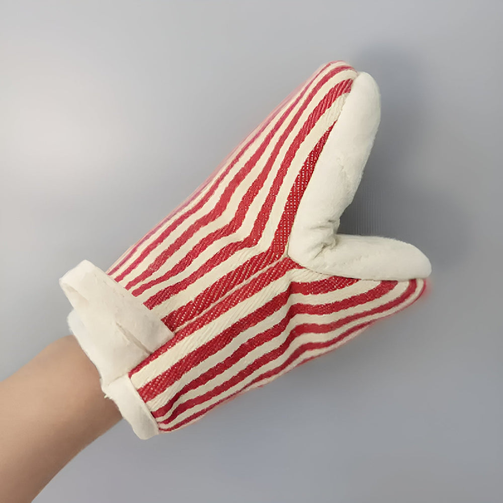 Striped Oven Mitts for Heat Protection