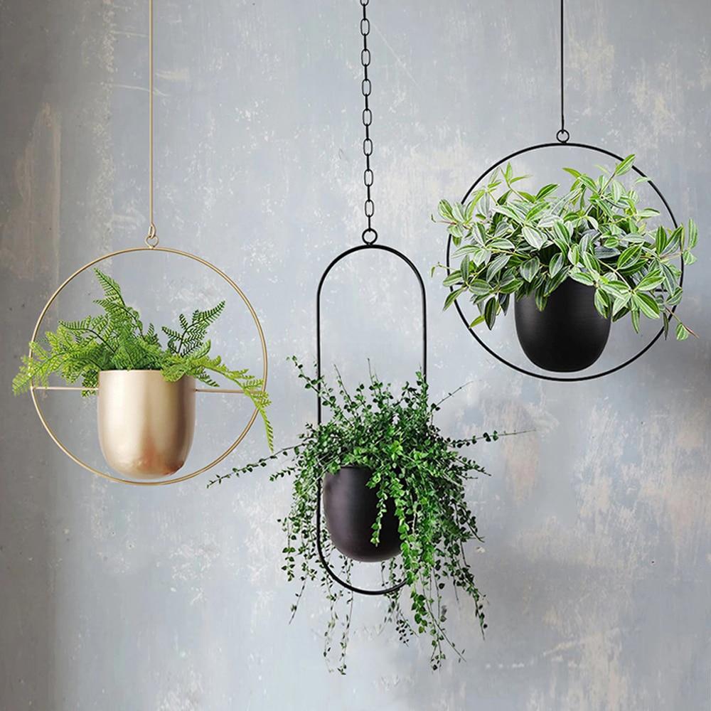 Modern plant holder with sleek minimalist form