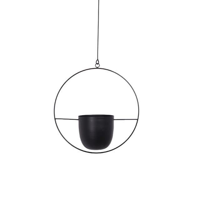 Modern plant holder with sleek minimalist form