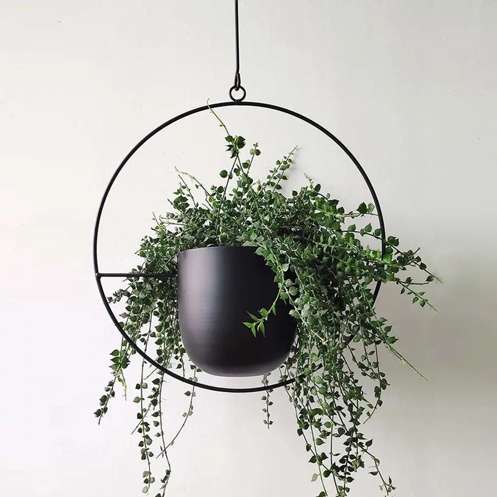 Modern plant holder with sleek minimalist form