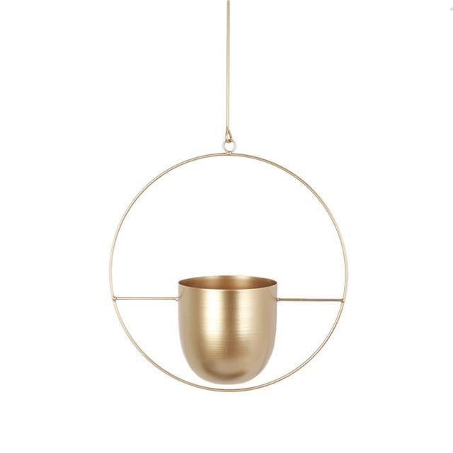 Modern plant holder with sleek minimalist form