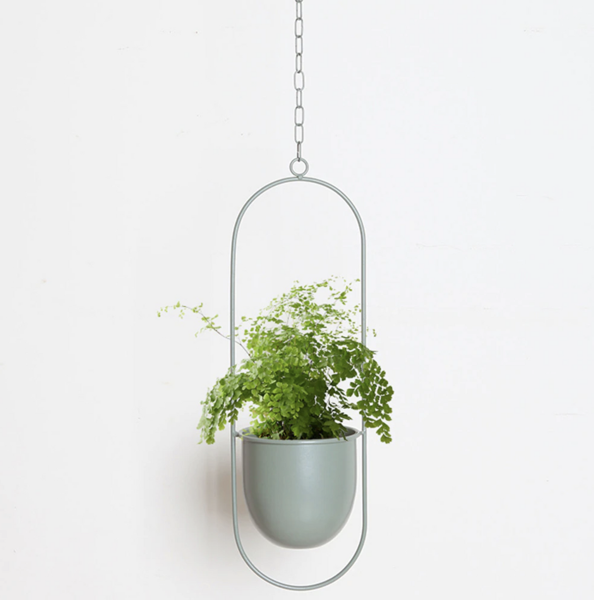 Modern plant holder with sleek minimalist form
