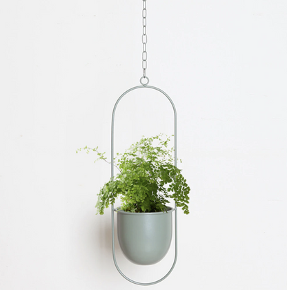 Modern plant holder with sleek minimalist form