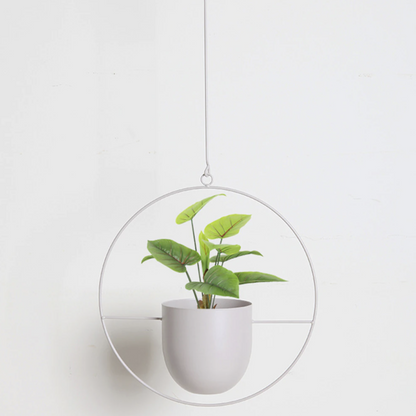 Modern plant holder with sleek minimalist form