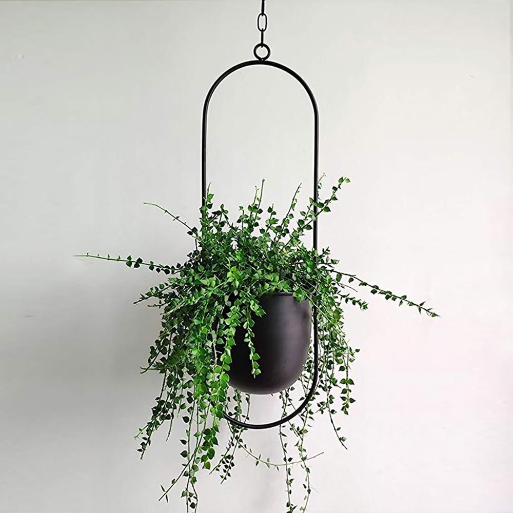 Modern plant holder with sleek minimalist form