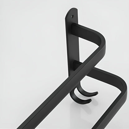 Stylish Wall-Mounted Towel Rack – Space-Saving for the Bathroom