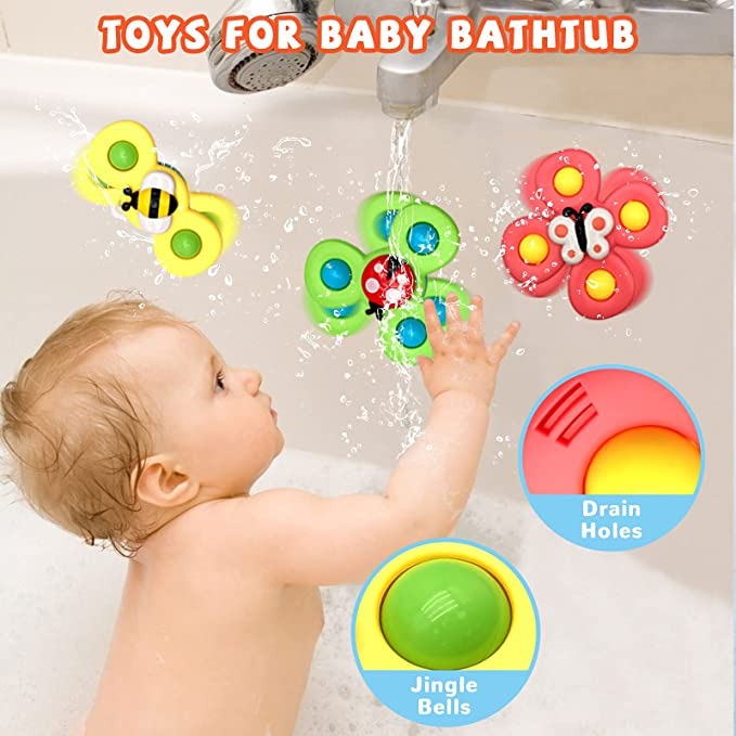 Suction Cup Spinner 3pcs