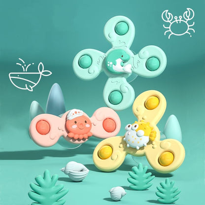 Suction Cup Spinner 3pcs