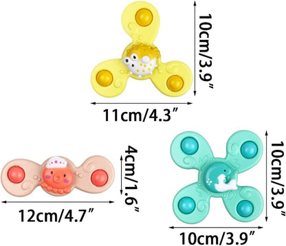 Suction Cup Spinner 3pcs