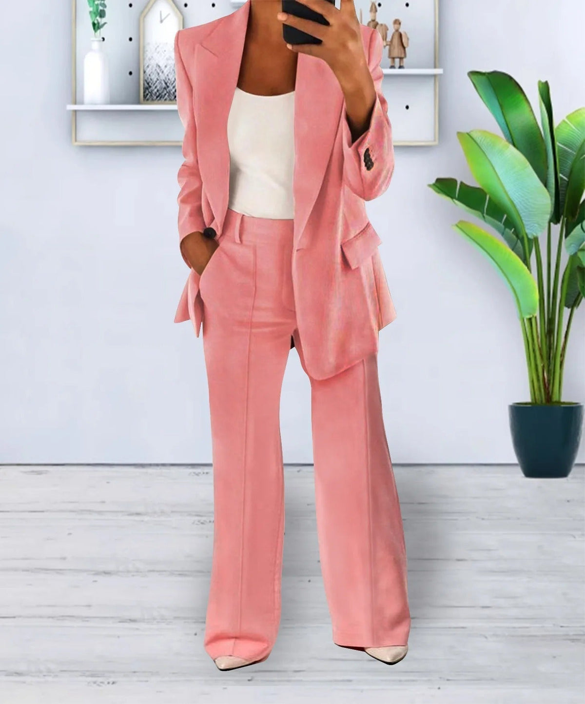 Polished Elegant Two-Piece Suit Set