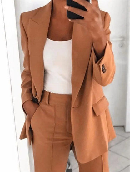 Polished Elegant Two-Piece Suit Set