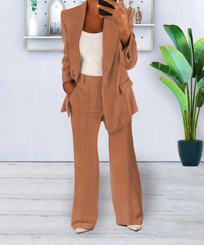 Polished Elegant Two-Piece Suit Set