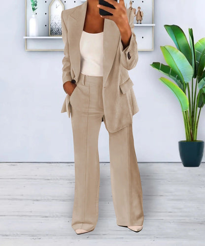 Polished Elegant Two-Piece Suit Set