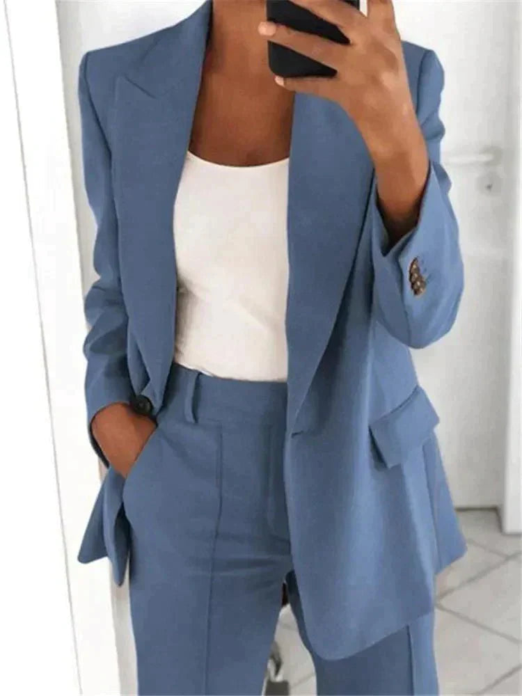 Polished Elegant Two-Piece Suit Set
