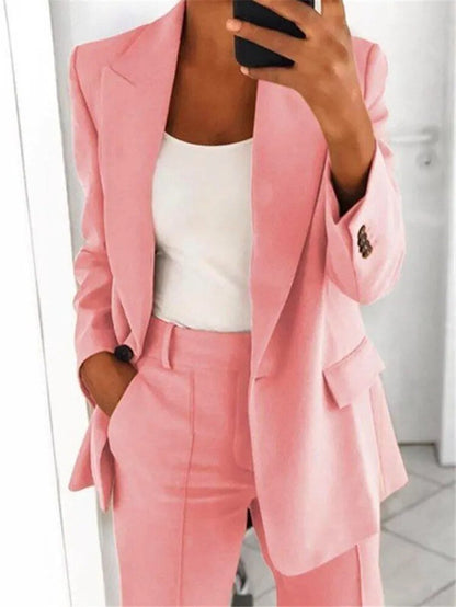 Polished Elegant Two-Piece Suit Set
